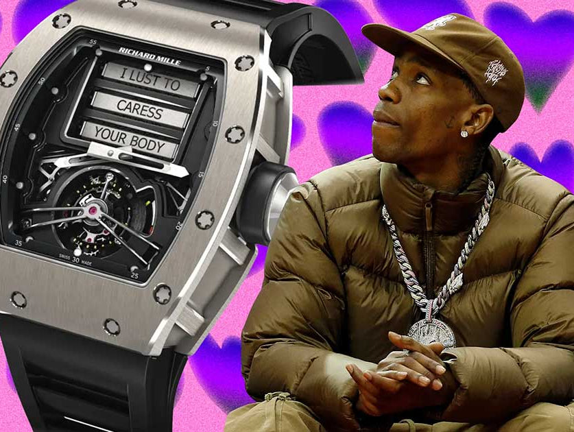 Travis Scott Cops Richard Millie Watch