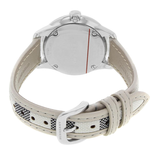 Burberry BU10113 Silver Classic Leather Strap Women’s Watch