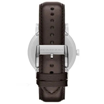 Burberry BU9011 Beige Dial Brown Leather Men's Watch