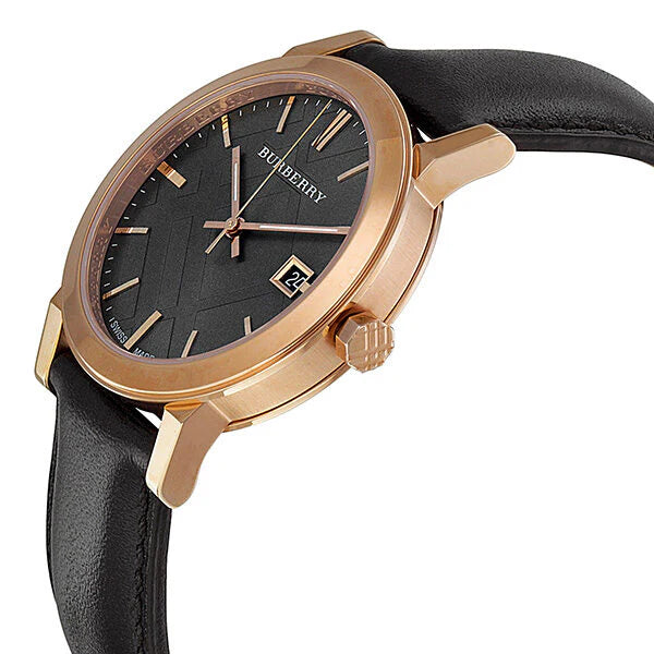 Burberry BU9013 Brown Leather Strap Men's Watch
