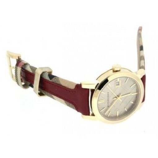 Burberry BU9017 Red Leather Women's Watch