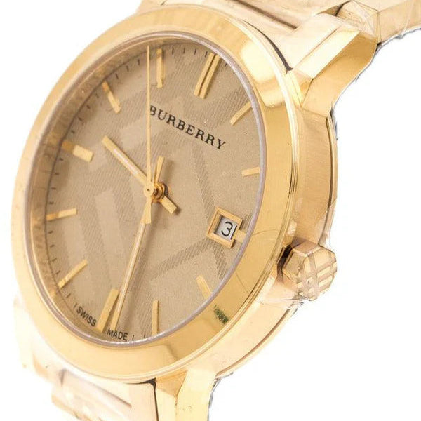 Burberry BU9038 The City Gold Ion Plated Steel Men's Watch