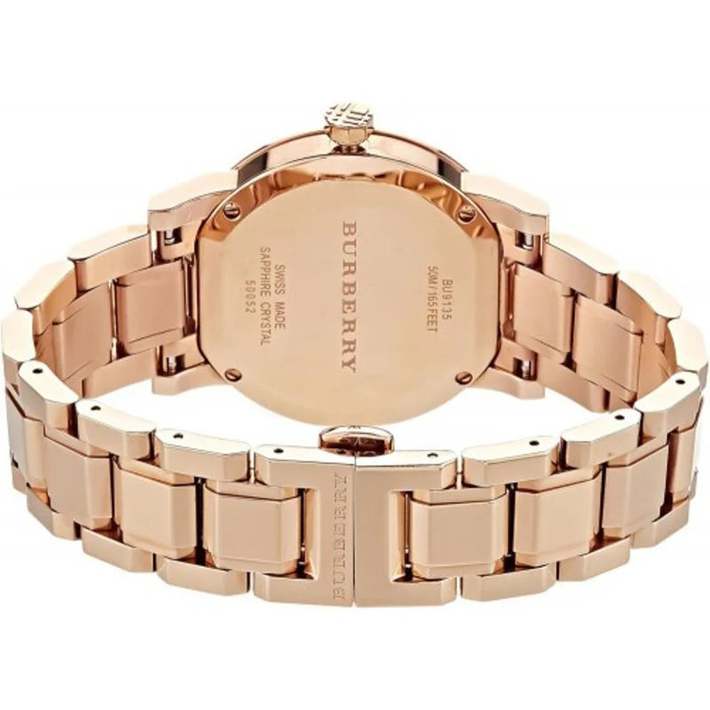Burberry BU9126 The City Rose Gold Tone Women's Watch