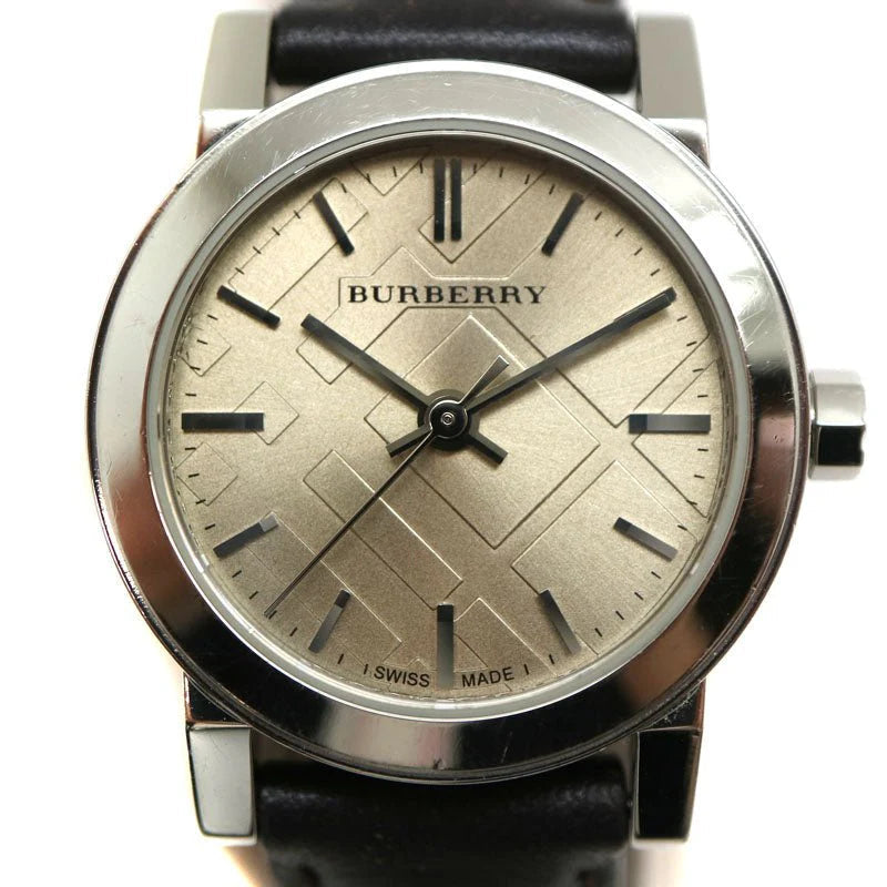 Burberry BU9208 Brown Leather Strap Beige Dial Women's Watch