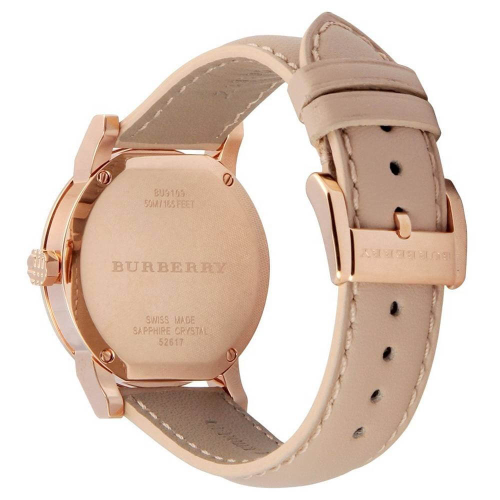 Burberry BU9210 Beige Dial Stainless Steel Case Quartz Women's Watch