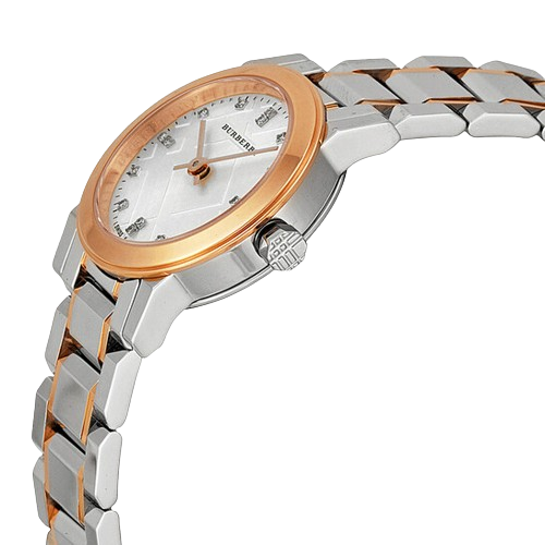 Burberry BU9214 Silver-Gold Tone Women's Watch