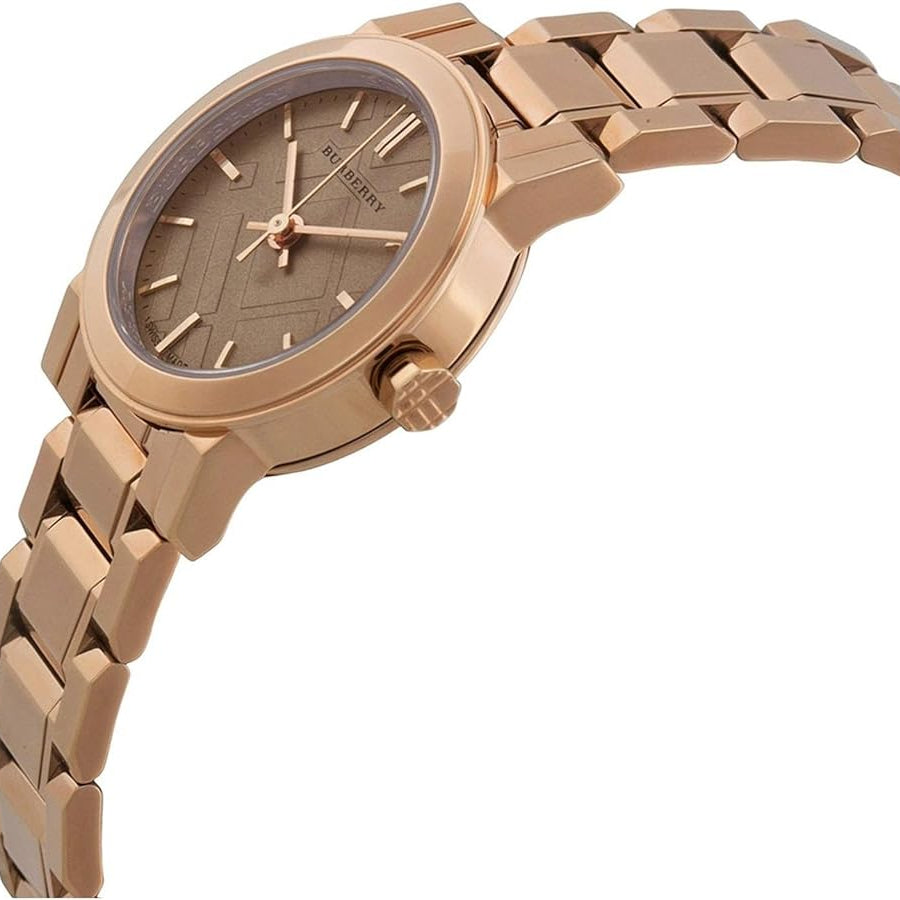 Burberry BU9228 Petite Beige Dial Rose Gold Women's Watch