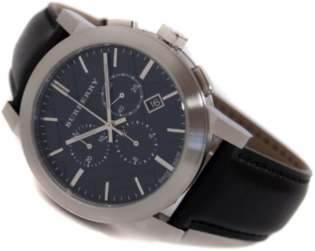 Burberry BU9356 Black Leather Men's Watch
