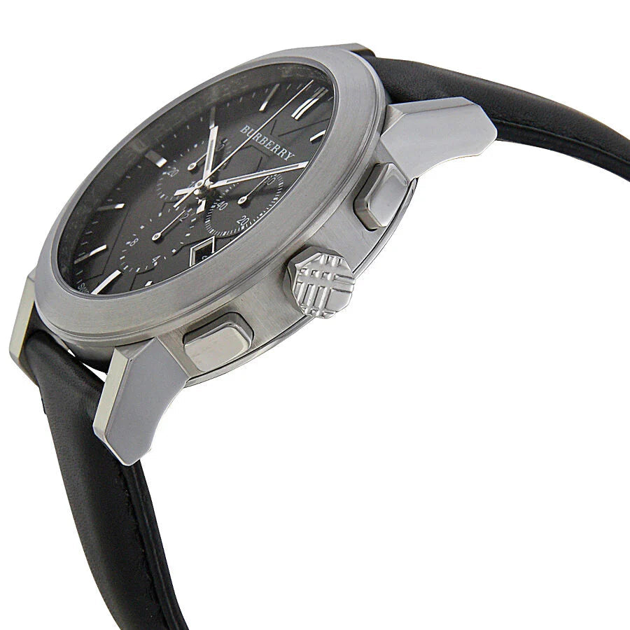 Burberry BU9356 Black Leather Men's Watch