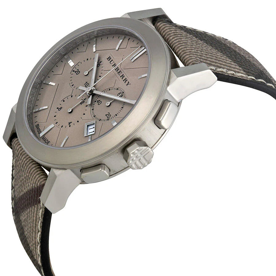 Burberry BU9361 Fabric Strap Brown Dial Men’s Watch