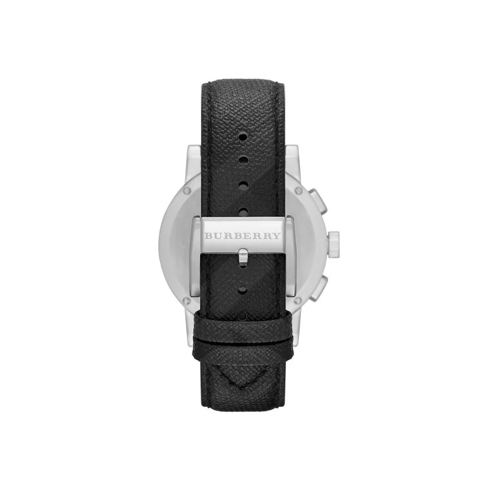Burberry BU9362 Grey Dial Black Leather Men's Watch
