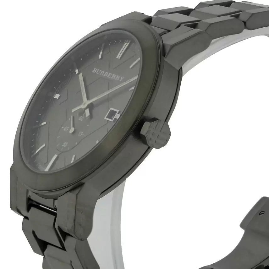 Burberry BU9902 Gunmetal Dial Steel Men's Watch