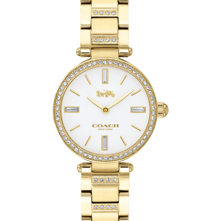 Coach 14503098 Park Crystal Accents Stainless Steel Quartz Women's Watch