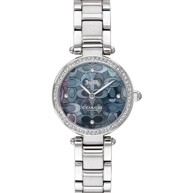 Coach 14503224 Blue Mother Of Pearl Dial Stainless Steel Women's Watch