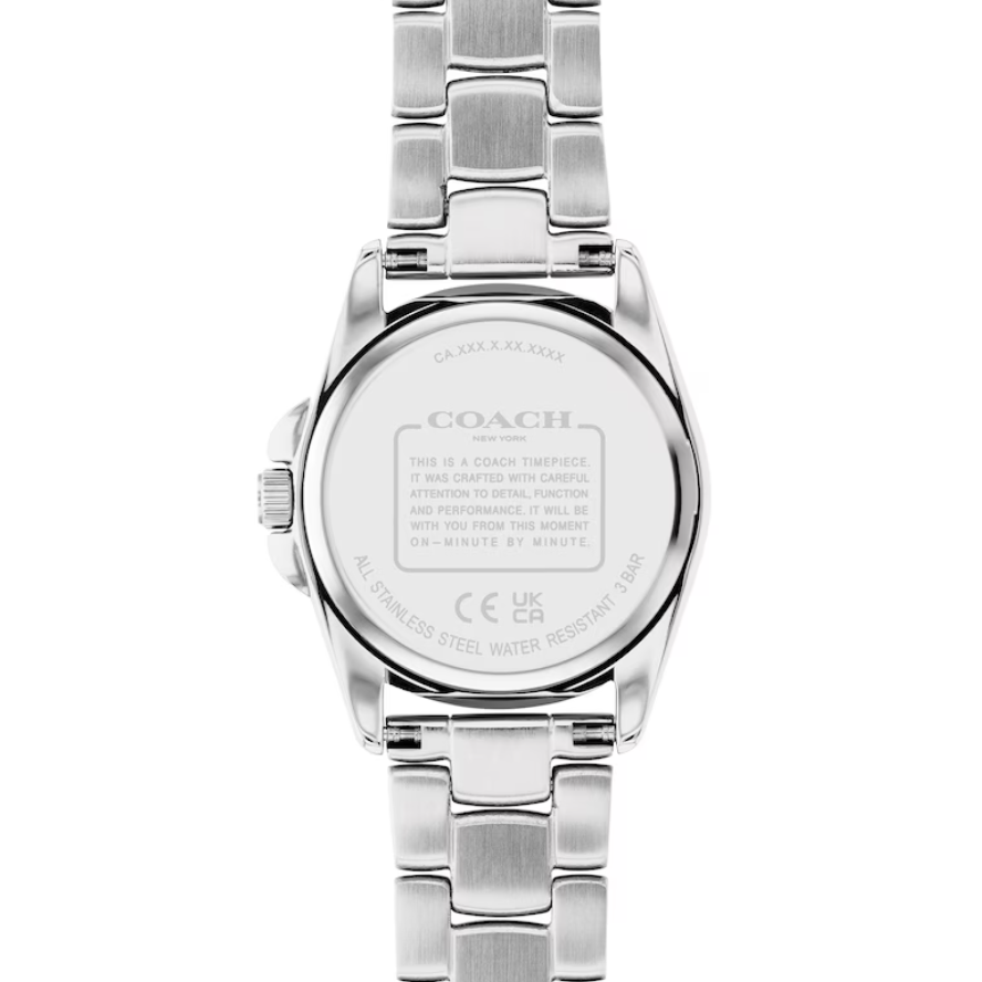 Coach 14503906 Greyson with Silver-Tone Dial Women's Watch