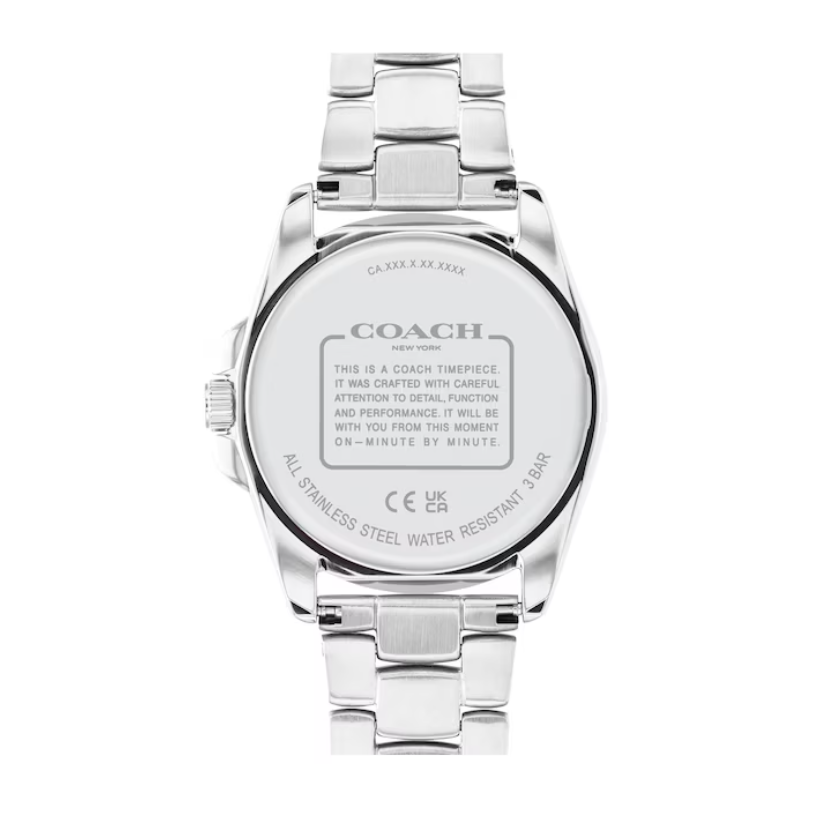 Coach 14504108 Greyson Crystal Accent Women's Watch