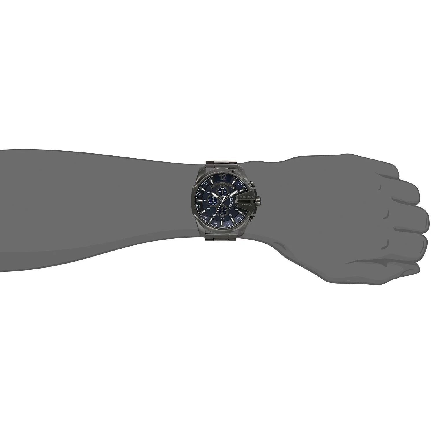 Diesel DZ4329 Mega Chief Blue Dial Men's Watch