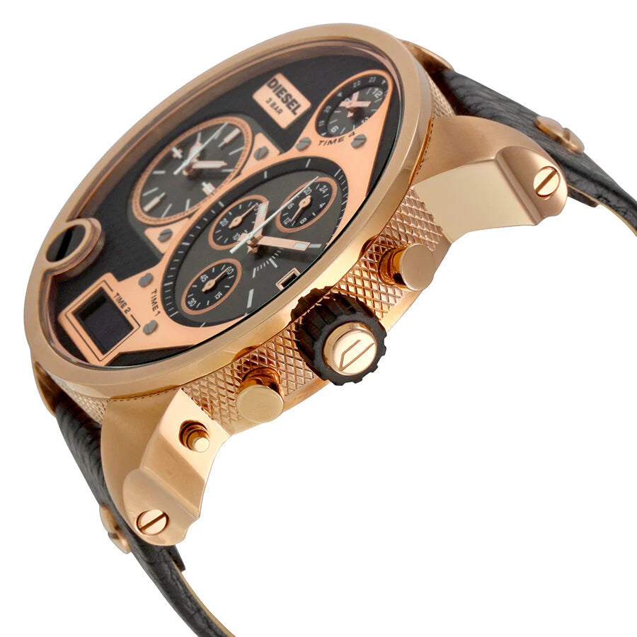 Diesel DZ7261 Black Leather Men's Watch