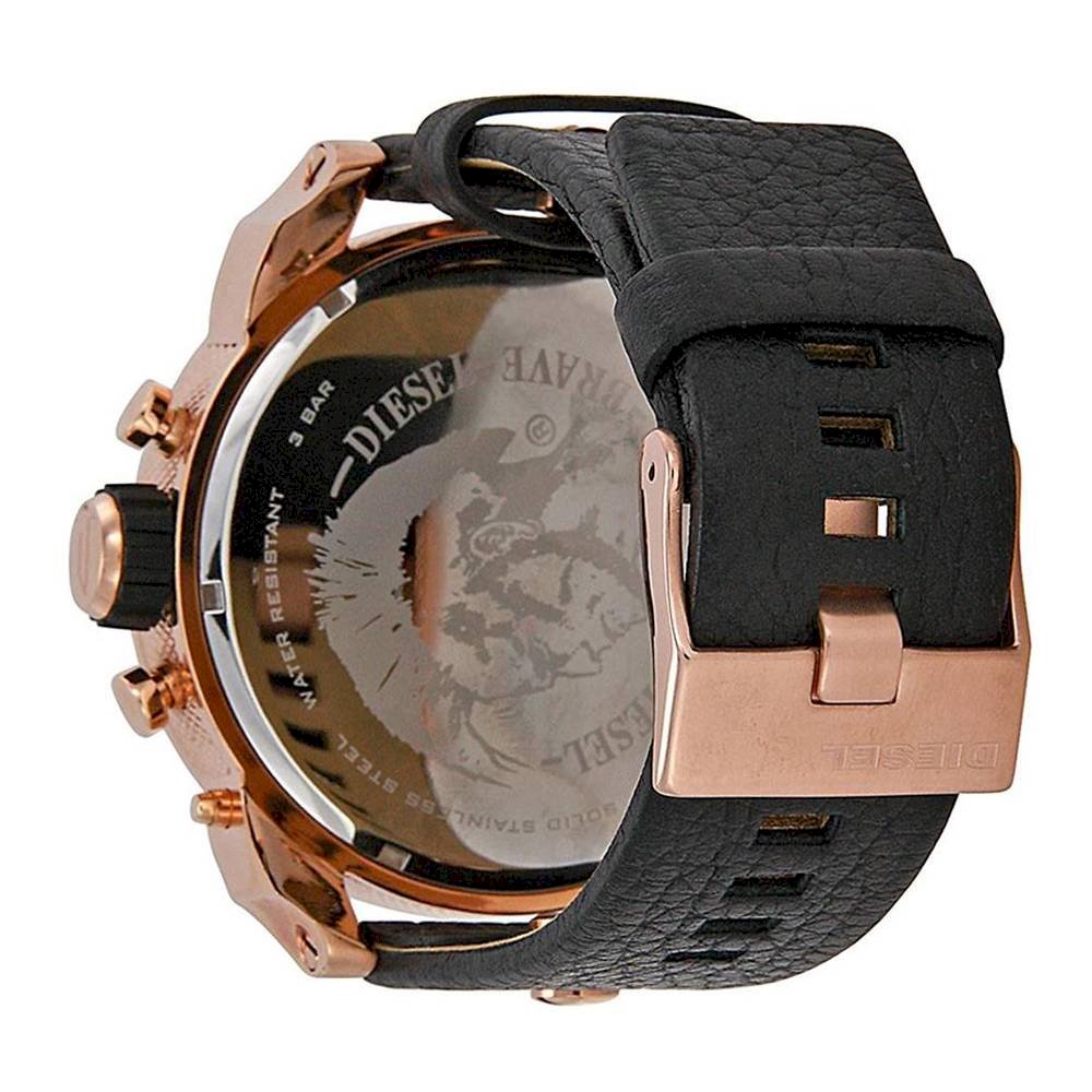 Diesel DZ7261 Black Leather Men's Watch