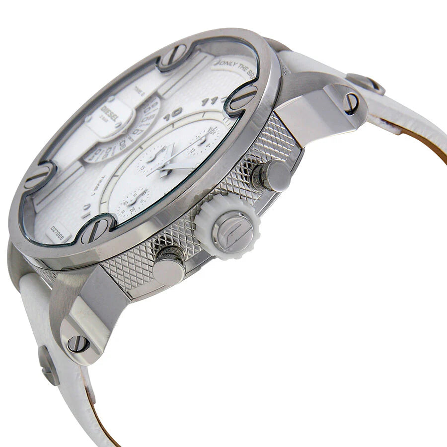 Diesel DZ7265 Badass White Leather Men's Watch