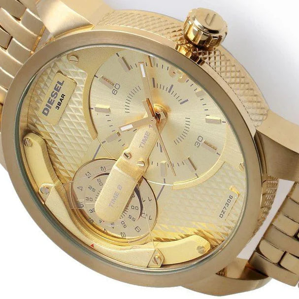 Diesel DZ7306 Mini Daddy Gold-tone Men's Watch