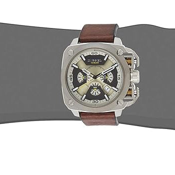 Diesel DZ7343 BAMF Brown Leather Men's Watch