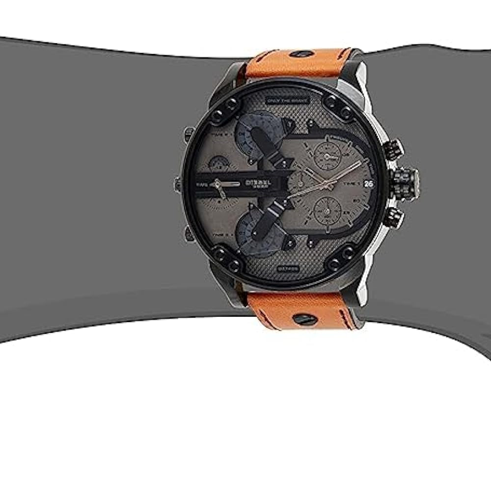 Diesel DZ7406 Big Daddy Brown & Black Men's Watch