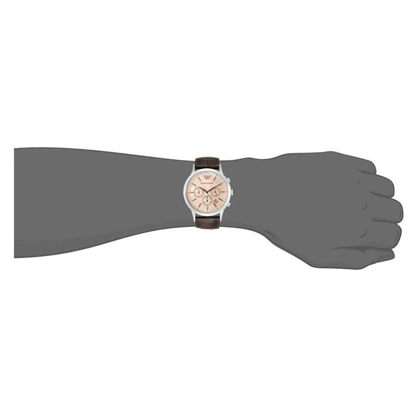 Emporio AR2433 Beige Dial Men's Watch