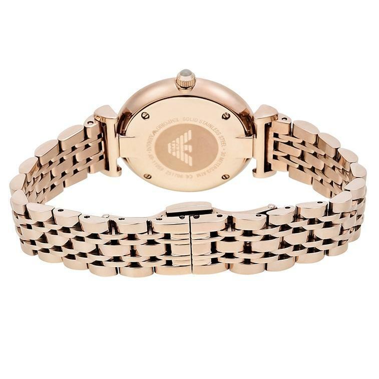 Emporio Armani AR11059 Rose Gold Dial Women's Watch