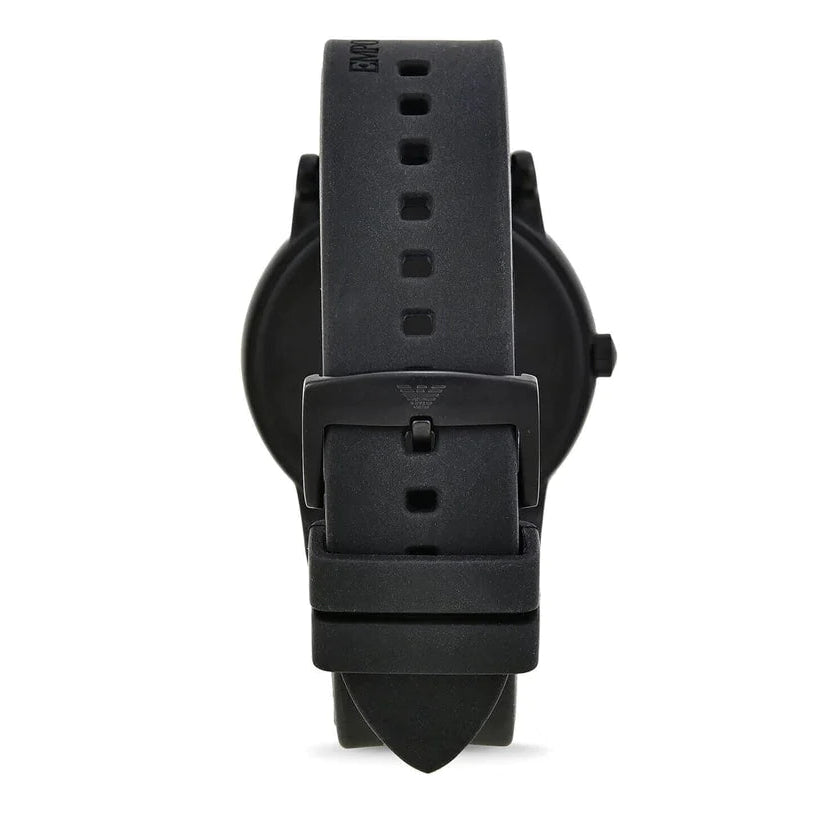 Emporio Armani AR11071 Black Rubber Quartz Men's Watch