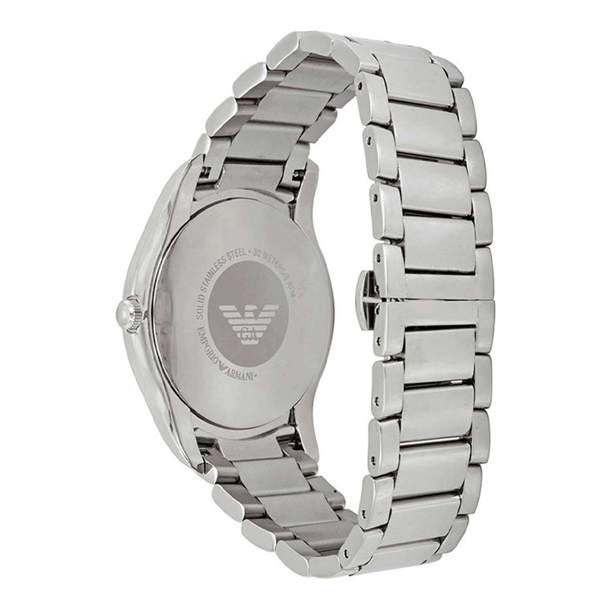 Emporio Armani AR11084 Silver Dial Stainless Steel Men's Watch