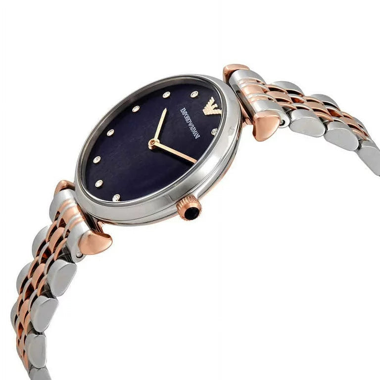 Emporio Armani AR11092 Crystal Blue Dial Women's Watch