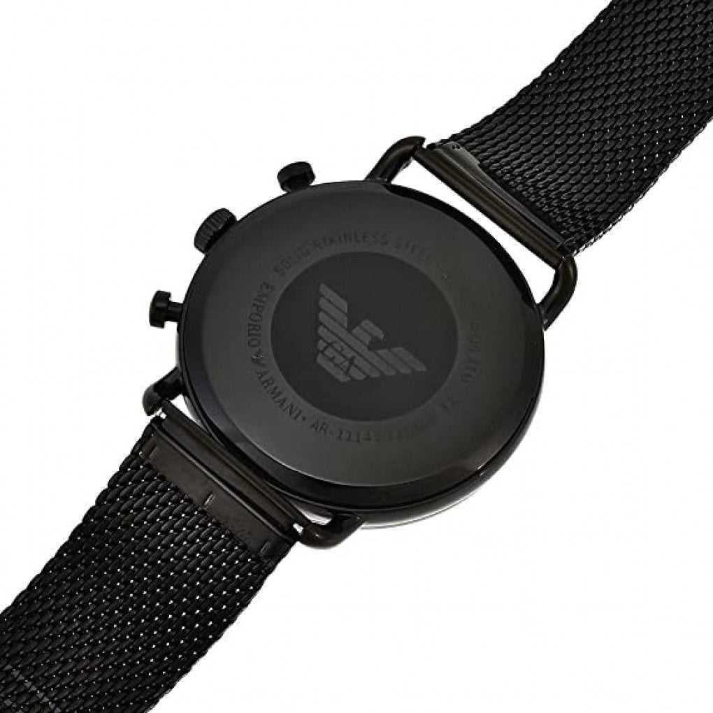 Emporio Armani AR11142 Aviator Black Men's Watch