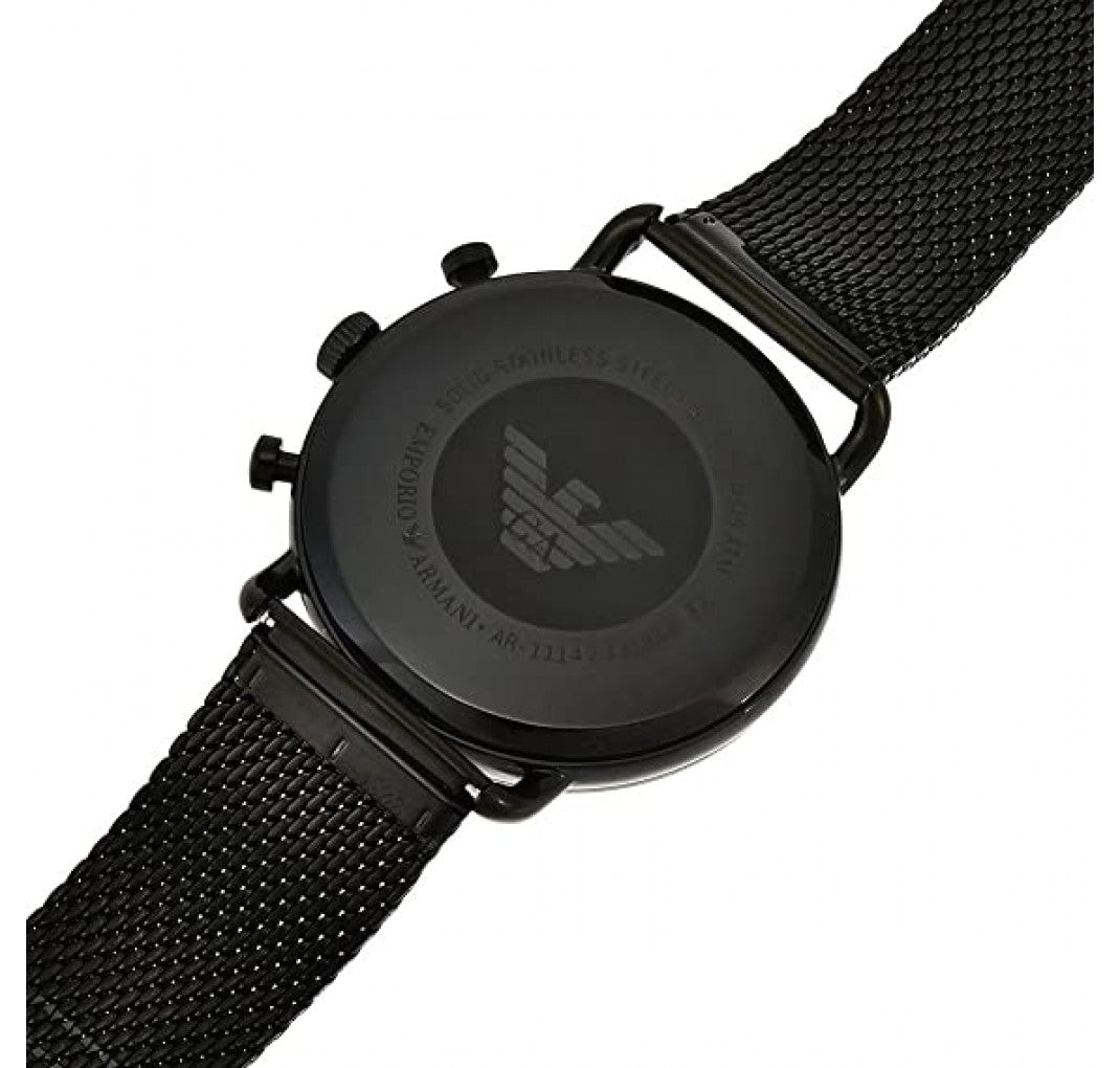 Emporio Armani AR11142 Aviator Black Men's Watch