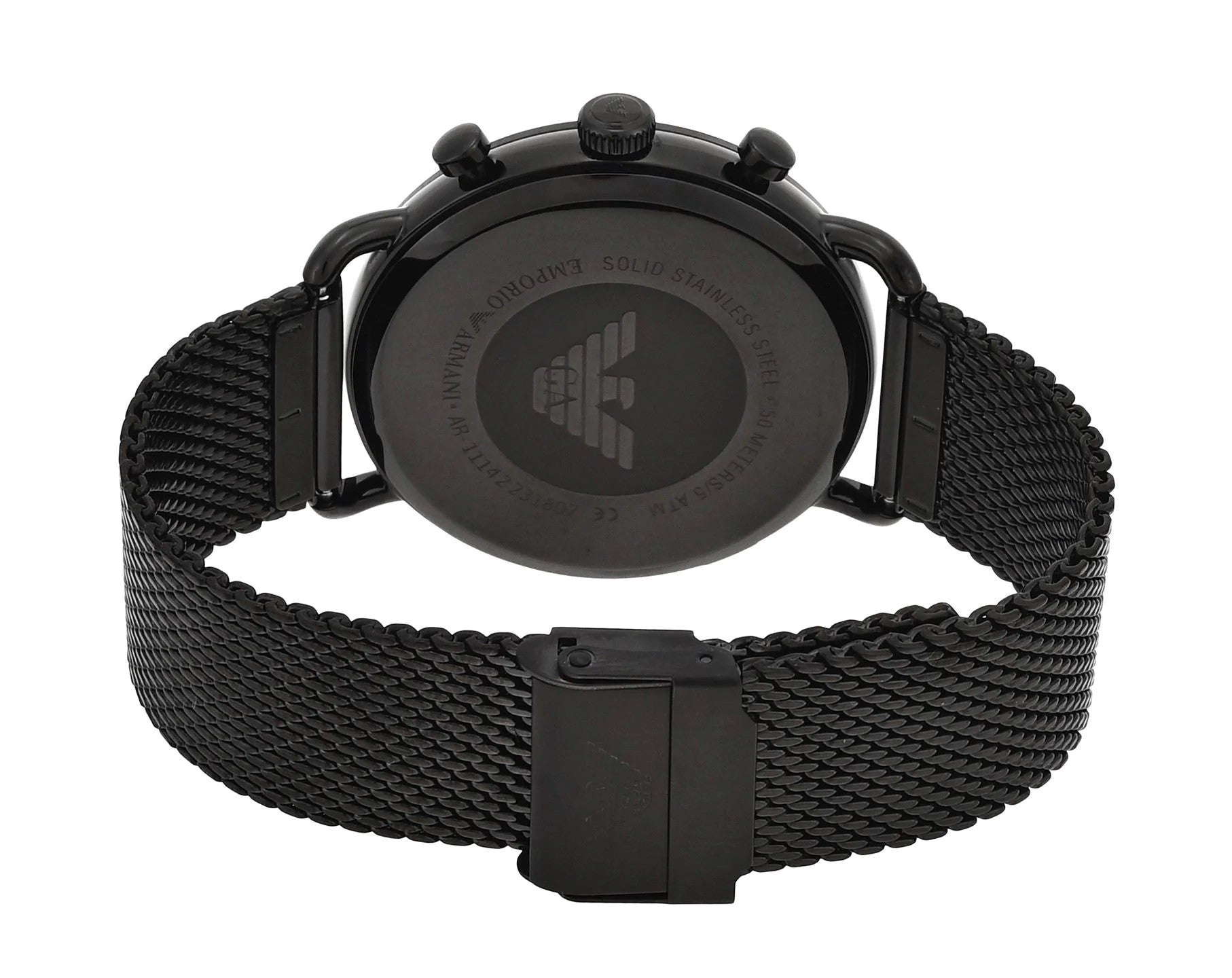 Emporio Armani AR11142 Aviator Black Men's Watch