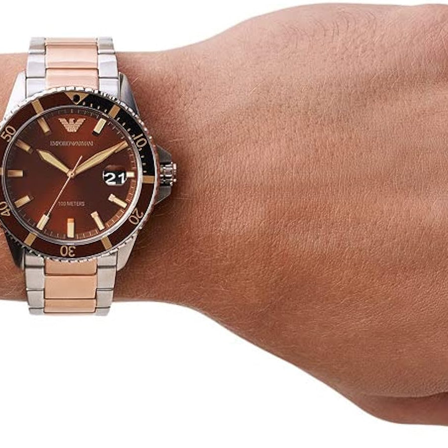 Emporio Armani AR11340 Brown Dial Men's Watch