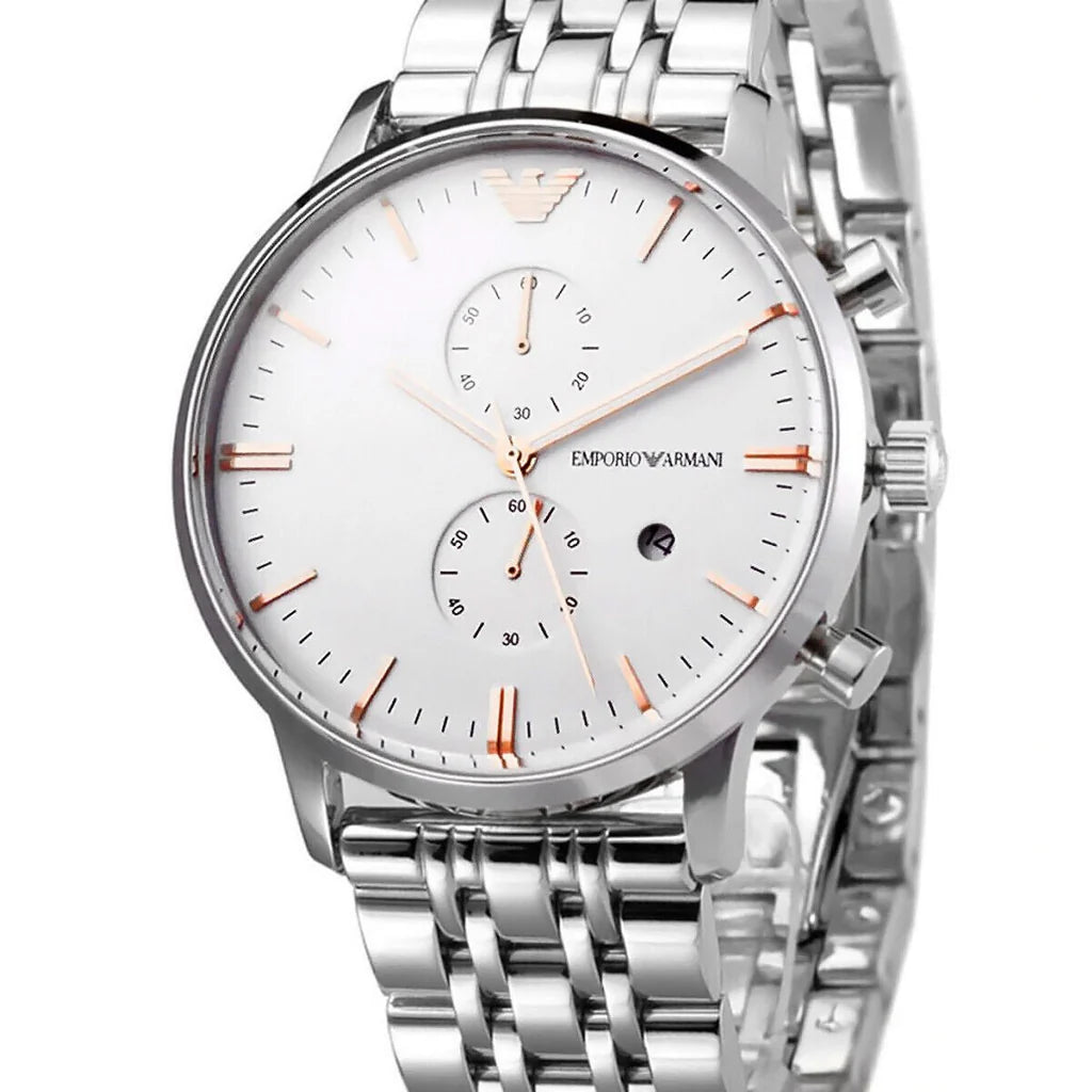 Emporio Armani AR1933 Silver Steel Men's Watch