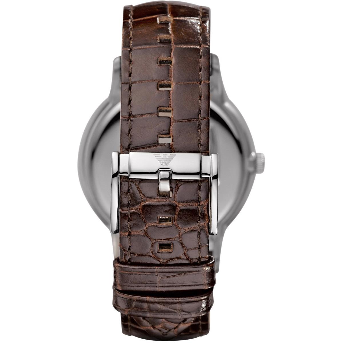 Emporio Armani AR2413 Dress Brown Leather Men's Watch
