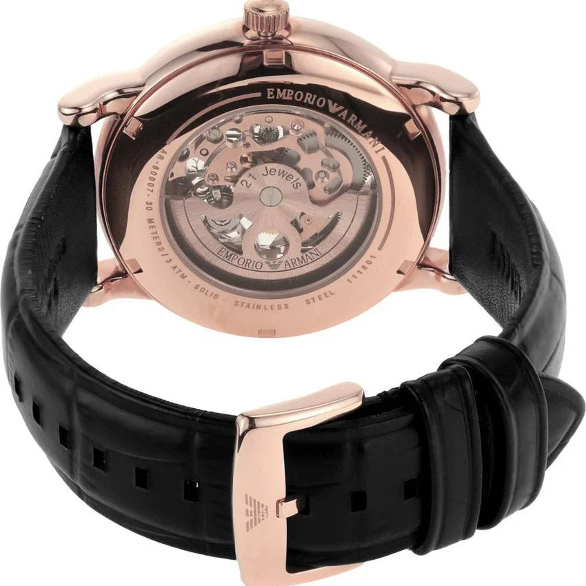Emporio Armani AR60007 Skeleton Dial Men's Watch