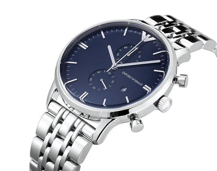 Emporio Armani AR80013 Silver Men's Watch