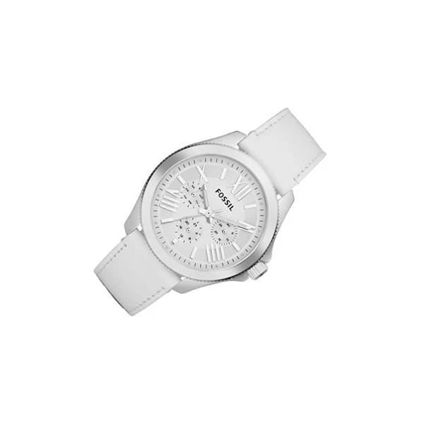 Fossil AM4484 Cecile White Leather Women's Watch