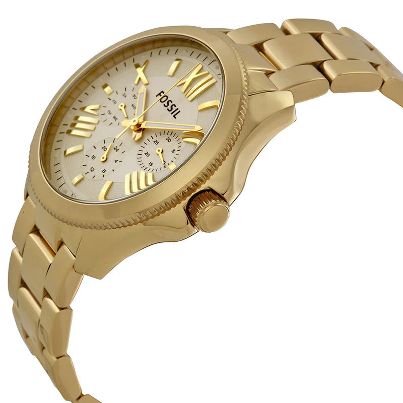 Fossil AM4510 Cecile Beige Dial Women's Watch
