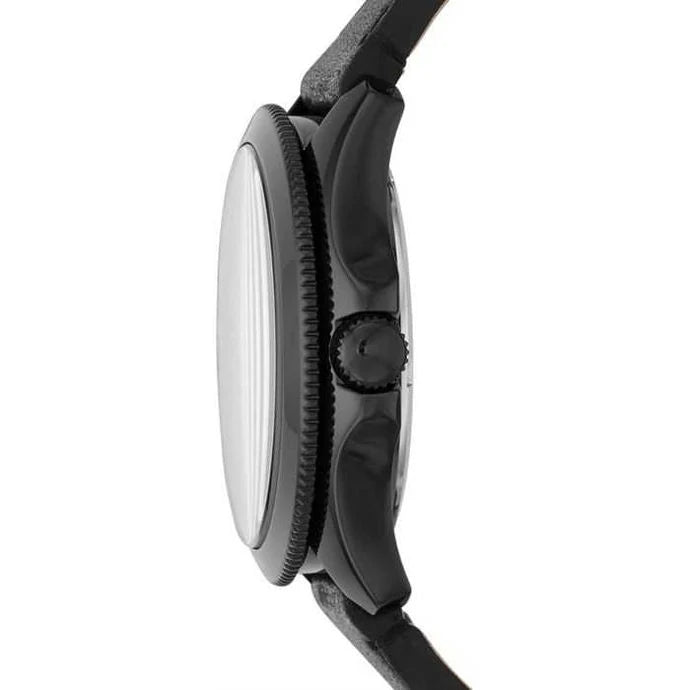 Fossil AM4523 Cecile Black Leather Men's Watch