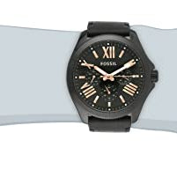 Fossil AM4523 Cecile Black Leather Men's Watch