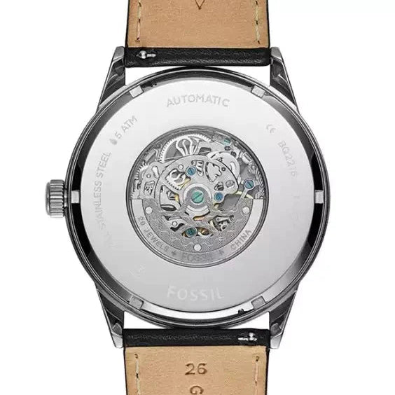 Fossil BQ2216 Flynn Black Leather Men's Watch