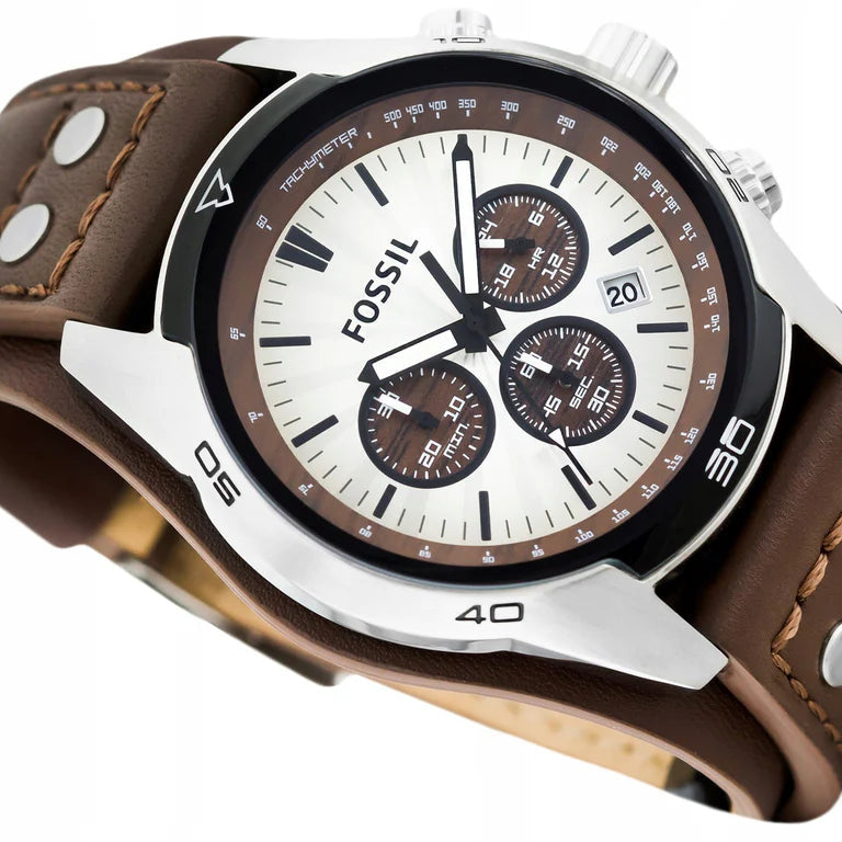 Fossil CH2565 Cuff Leather Men's Watch