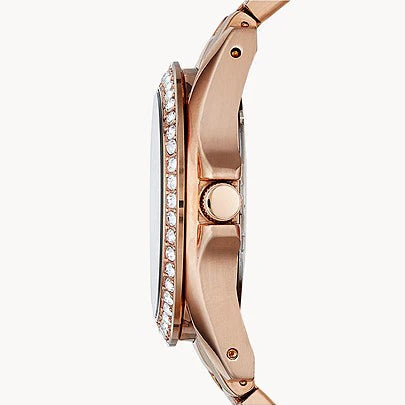 Fossil ES2811 Riley Multi-Function Rose Gold Diamond Women's Watch