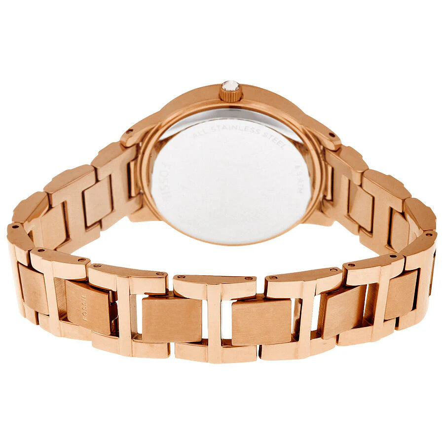 Fossil ES3020 Jesse Crystal Rose Gold Dial Women's Watch