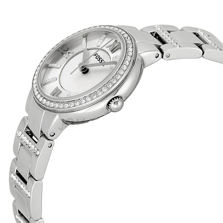 Fossil ES3282 Virginia Silver Dial Stainless Steel Women's Watch