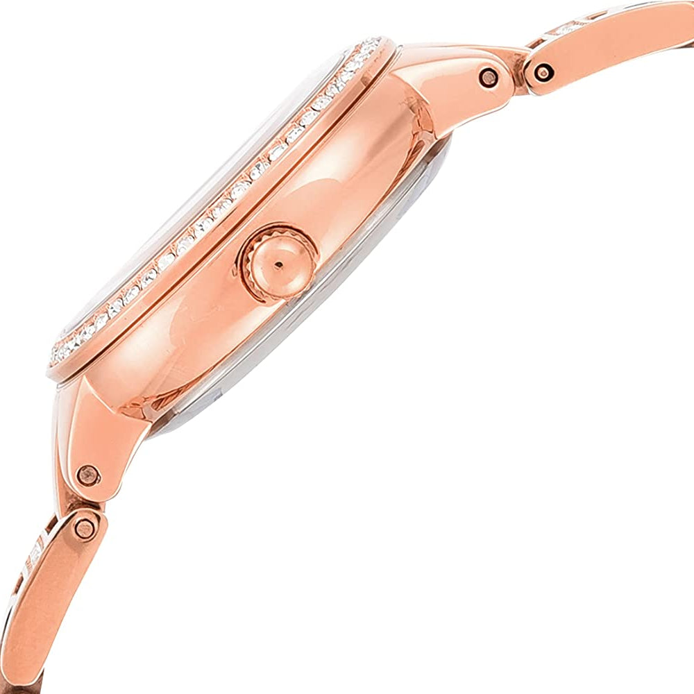 Fossil ES3284 Virginia Stainless Steel Crystal-Accented Dress Quartz Women's Watch